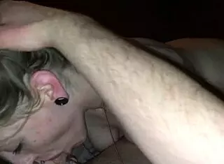 Intriguing amateur blowjob performance captured on camera