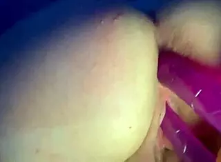 anal and pussy plug for my curvy wife!