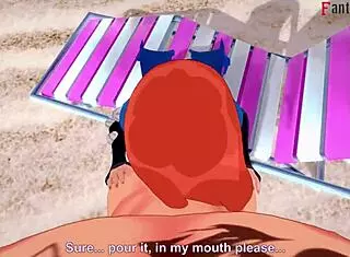 Feel the thrill of grown Gwen Tennyson in bikini POV