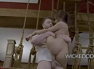 Petite Asian Waitress Carry Gets Nailed Hard