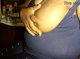 Mavis fingers her fat pussy roughly