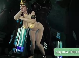 Milf lets boys take turns on her holes in hentai anime 3some