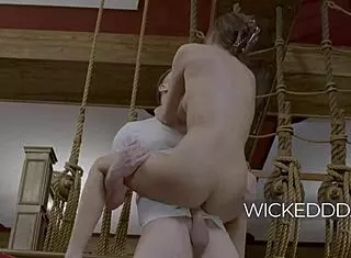 Petite Asian Waitress Carry Gets Nailed Hard