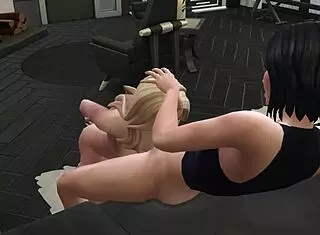Quick Facefuck with Futa in The Sims 4