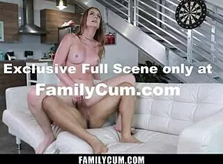 STEPDADDY EATS Petite 18+ Pussy in MID AIR!