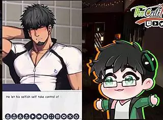 Straight man's first gay sex