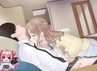 Hot College Coed Rides And Gives Handjob Leading To Cumshot