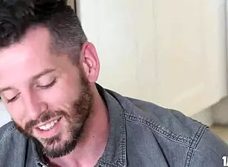 Big cocked stud nails tight pussy on kitchen sink