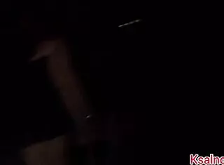 Taking My Wife For A Pantyless Walk On The Night Beach