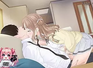 Hot College Coed Rides And Gives Handjob Leading To Cumshot