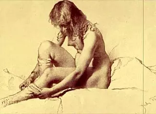 Vintage Erotic Illustration From Antique Comic