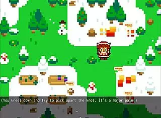 Poppy covered in cum for Christmas