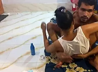 Me and my boyfrend in bikinis at beach