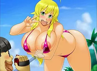 Hentai Weeb Fucks Curvy Blond Milf's Big Tits And Ass.