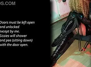 Sissy training rules for transsexuals in my cage