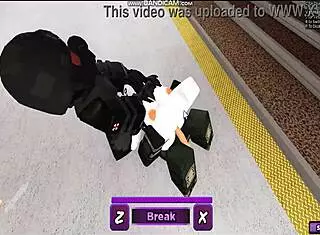 Ready for Whoreblox game gangbang? Watch the banging and cumshot in this group moment!