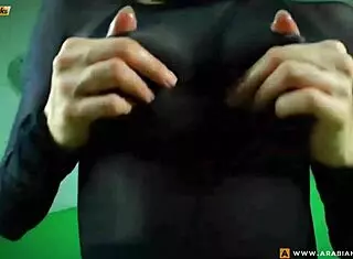 Zeira Muslim Rips Hijab in Pantyhose on Webcam