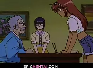 Mahoko feels intense pleasure losing virginity in hentai