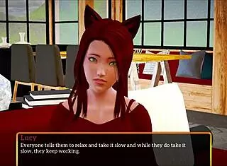 redhead teen's small tits exposed