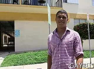 this huge jock gets his ass pounded in gay porn action