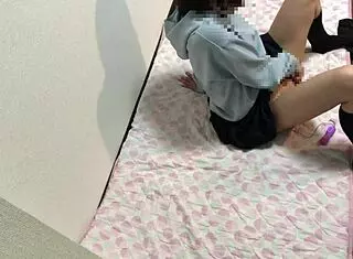 this japanese amateur learns masturbation and cums hard for the first time
