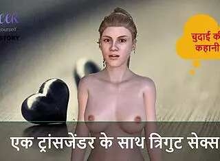 Have you listened to this Hindi audio sex story about a threesome with a transgender person?