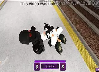 Ready for Whoreblox game gangbang? Watch the banging and cumshot in this group moment!