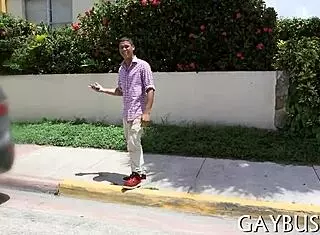 this huge jock gets his ass pounded in gay porn action