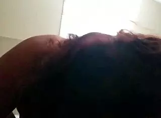 wife and husband share intimate moments