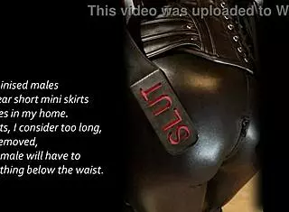 Sissy training rules for transsexuals in my cage