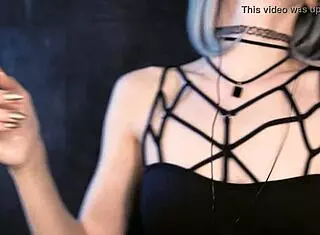 Enjoy ASMR oil and cream application