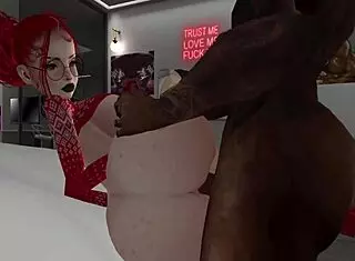 black man fucks young redhead with monster cock