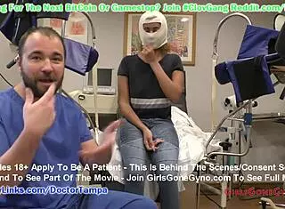 Taylor ortega undergoes gyno exam with doctor tampa