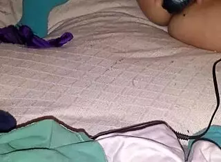 playing solo with my hairy self using rabbit toy.