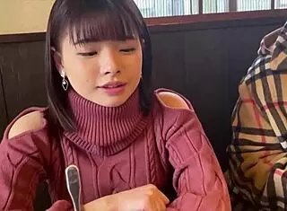 drunk japanese babe with perfect butt goes wild in hard doggystyle sex