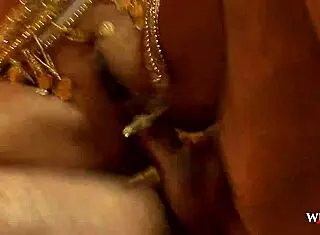 Look at this whorny films indian milf riding passionately