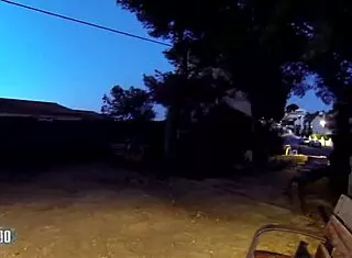 Young babe rides older man in quick cowgirl session