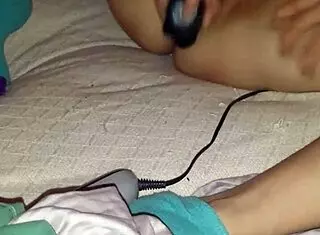 playing solo with my hairy self using rabbit toy.