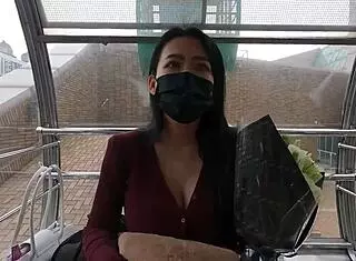 Surprising Nina with special Valentines Day gift at home