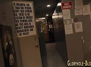 Gloryhole Slut Ass Fucked