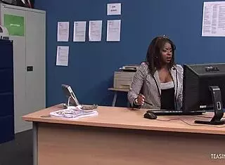 Ebony hottie loves interracial doggystyle with big cocks 😍