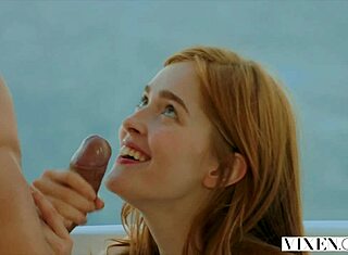 Vixen ryšavka ohromuje krásou v exkluzívnej scéne