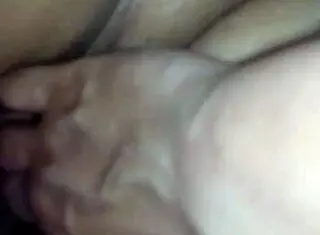 Clitoris close-up masturbates.