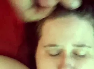 Amateur Receives Cum On Face