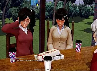 guests play seductive games in luxurious hotel harem