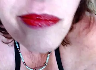 Consensual domination roleplay with blowjobs, derogatory names, and facials featuring redhead sexpot dawnskye1962 in retro setting