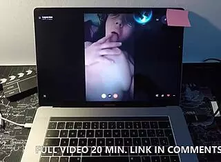 passionate spanish milf leyva hot fucks fan on webcam