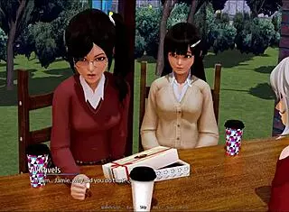 guests play seductive games in luxurious hotel harem