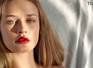 European Redhead Layla Balan Dances Beautifully