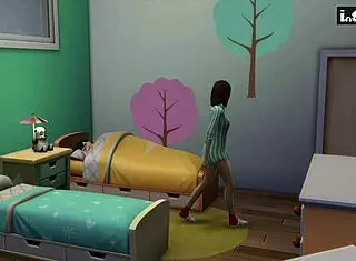 Family Drama Part 1: Daughter Visits Father's Room.